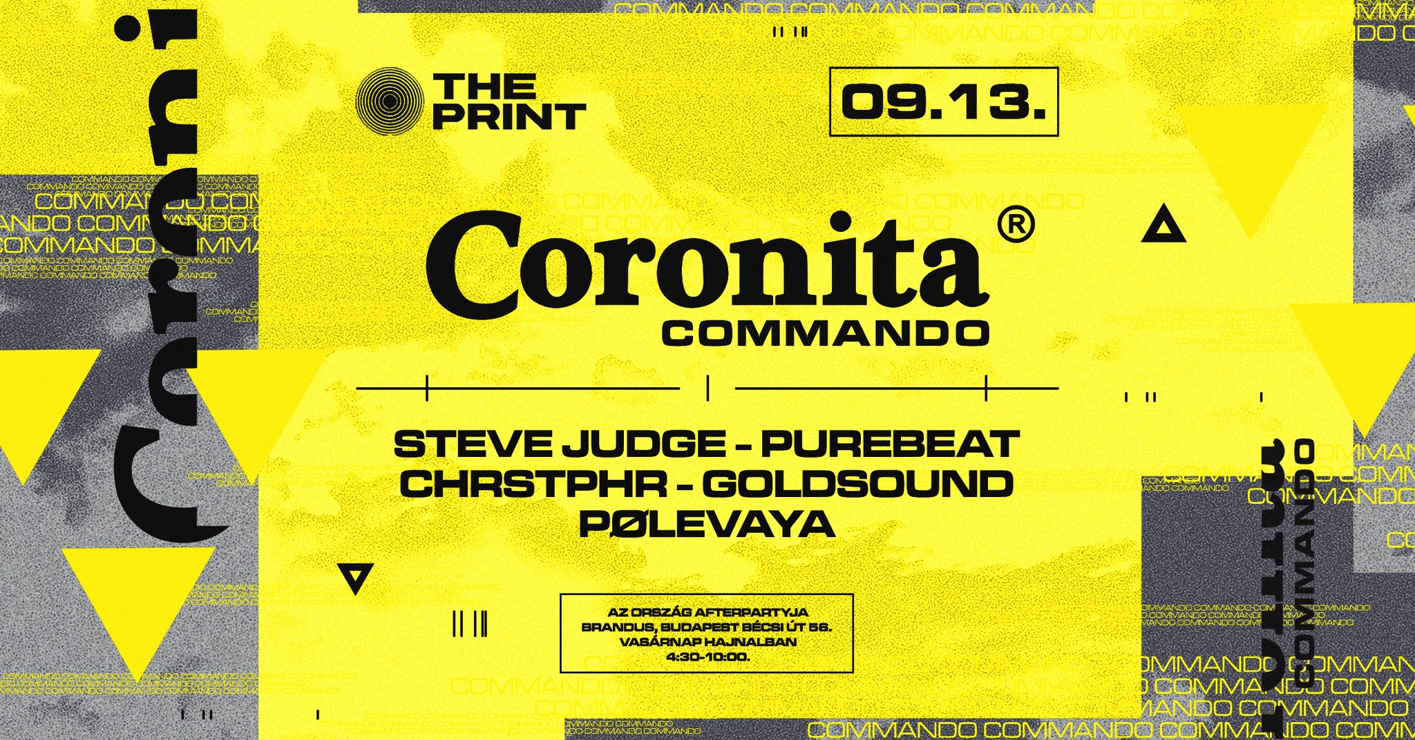 ▬ Coronita® Commando | 2025/09/13 | THE PRINT | SZOMBATHELY ▬